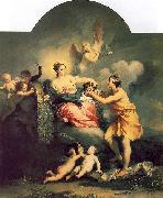 Jacopo Amigoni Juno Receives the Head of Argus oil painting